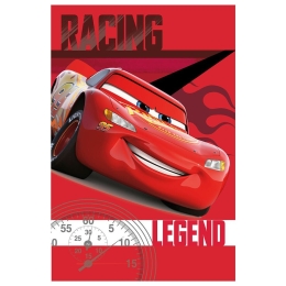 Κουβέρτα Βρεφική Fleece Disney Cars 12 Red DimCol Κούνιας Πολυέστερ