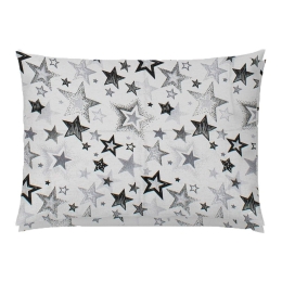 Μαξιλαροθήκη Star 120 Grey DimCol 50Χ70 50x70cm 100% Βαμβάκι
