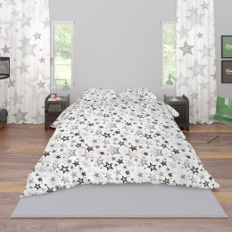 Πάπλωμα Star 120 Grey DimCol Μονό 160x240cm 100% Βαμβάκι