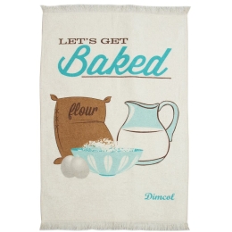 Πετσέτα Κουζίνας Baked 08 Ecru DimCol 40x60cm 100% Βαμβάκι