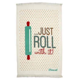 Πετσέτα Κουζίνας Roll 06 Ecru DimCol 40x60cm 100% Βαμβάκι