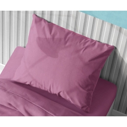 Μαξιλαροθήκη Solid 492 Lila DimCol 50Χ70 50x70cm 100% Βαμβάκι