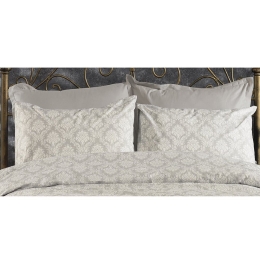 Μαξιλαροθήκη Οφηλία 276 Grey DimCol 50Χ70 50x70cm Βαμβάκι-Πολυέστερ