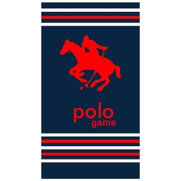 Πετσέτα Θαλάσσης 01 Blue-Red DimCol Θαλάσσης 90x170cm 100% Βαμβάκι