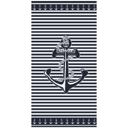 Πετσέτα Θαλάσσης 26 Black DimCol Θαλάσσης 90x170cm 100% Βαμβάκι