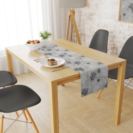 Τραβέρσα Αλέκιαστη Autumn 500 Grey DimCol 40Χ180 40x180cm Βαμβάκι-Πολυέστερ
