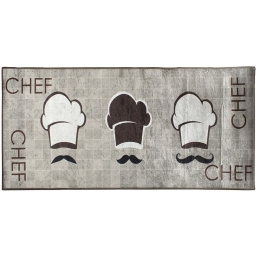 Χαλάκι Κουζίνας Chef 255 Brown DimCol 80X200cm Πολυέστερ