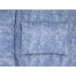 Μαξιλαροθήκη Shadow 14 Sky Blue DimCol 50Χ70 50x70cm Βαμβάκι-Πολυέστερ