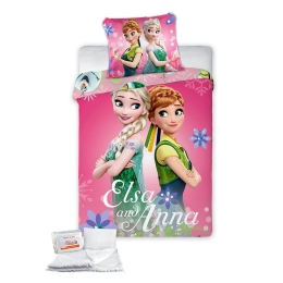 Πάπλωμα Βρεφικό Με Παπλωματοθήκη (Σετ 4τμχ) Disney Frozen 584 Multi DimCol 100x135cm 100% Βαμβάκι