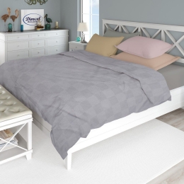 Κουβέρτα Πικέ 33122668001 Grey DimCol Μονό 165x250cm 100% Βαμβάκι