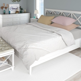 Κουβέρτα Πικέ 33122670005 White DimCol King Size 240x250cm 100% Βαμβάκι