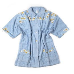 Μπουρνούζι Mini Με Γιακά Sky Blue DimCol