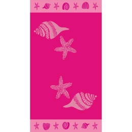 Πετσέτα Θαλάσσης Βελουτέ 212 Fuchsia DimCol Θαλάσσης 87x165cm 100% Βαμβάκι