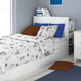 Μαξιλαροθήκη Παιδική Wild West 540 Sky Blue DimCol 35X45 100% Βαμβάκι