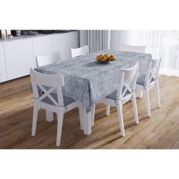 Τραπεζομάντηλο Panama Shadow Με Τραβέρσα (Σετ 2τμχ) Light Grey DimCol 140X220 140x220cm Βαμβάκι-Πολυέστερ