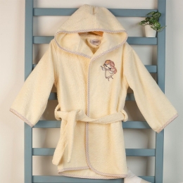 Μπουρνούζι Βρεφικό Με Κέντημα Little Angel 143 Ecru DimCol