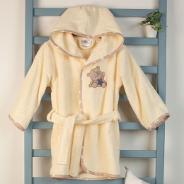Μπουρνούζι Βρεφικό Με Κέντημα Star Bear 153 Ecru DimCol