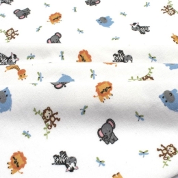 Πάνα Φανελένια Bebe Zoo 29 Multi DimCol 80x80cm 100% Βαμβακερή Φανέλα