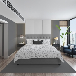 Μαξιλαροθήκη Πεντάγραμμο 446 White DimCol 50Χ70 Βαμβάκι-Πολυέστερ