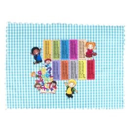Σουπλά Παιδικό Multiplication Table 26 Ciel DimCol 35x50cm Πολυέστερ