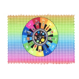 Σουπλά Παιδικό Music Wheel 41 Multi DimCol 35x50cm Πολυέστερ