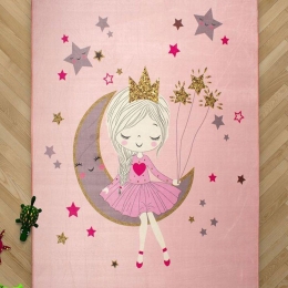 Χαλί Princess 282 Pink DimCol 135X200cm