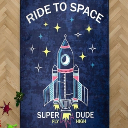 Χαλί Spaceship 294 Dark Blue DimCol 135X200cm