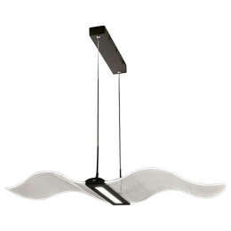 Φωτιστικό Οροφής - Ράγα Fenice 3674-45-101 40W Led 85x40x200cm Black Fabas Luce Μέταλλο, Μεθακρυλικό