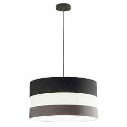 Φωτιστικό Οροφής Arona 3698-45-360 3X40W E27 Φ55cm 200cm Dark Grey Fabas Luce Μέταλλο,Ύφασμα