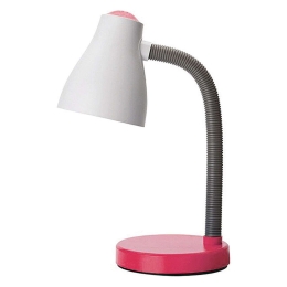 Φωτιστικό Γραφείου 6036 R 1XE27 15W Φ14cm 42cm Pink Perenz
