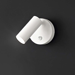 Φωτιστικό Τοίχου - Απλίκα 6640 B LC Με Διακόπτη 4,5W Led Φ10cm White Perenz Μέταλλο