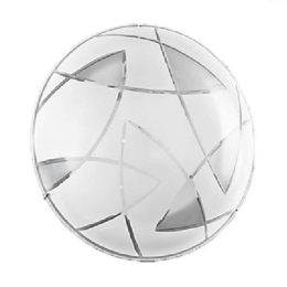 Φωτιστικό Οροφής - Πλαφονιέρα 5940 1XE27 60W Φ30cm Clear Perenz Μέταλλο,Γυαλί