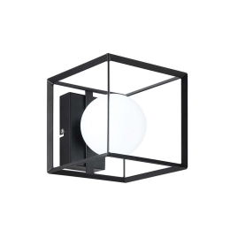 Φωτιστικό Τοίχου - Απλίκα 6691 N 1XG9 28W 16,5x15cm Black Perenz Μέταλλο
