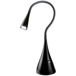 Φωτιστικό Γραφείου 5912 N Εύκαμπτο 3W Led Φ12cm 44x50cm Black Perenz