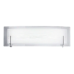 Φωτιστικό Τοίχου - Απλίκα 6486 B LC 18W Led 3000K 46x12cm White Perenz Μέταλλο,Γυαλί