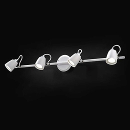 Φωτιστικό Οροφής - Σποτ 5954 B 4XGU10 35W 81x16cm White Perenz Μέταλλο