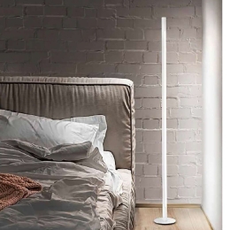Φωτιστικό Δαπέδου 6760 B LC 25W Led Φ18cm 140cm White Perenz Μέταλλο