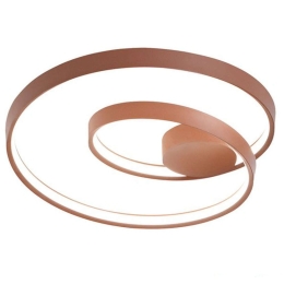 Φωτιστικό Οροφής - Πλαφονιέρα 6617 E LC 55W Led Φ60cm 27cm Cinnamon Perenz Μέταλλο