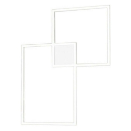 Φωτιστικό Οροφής - Πλαφονιέρα 6596 B CT 64W Led 95x76x6cm White Perenz Μέταλλο,Ακρυλικό