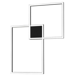 Φωτιστικό Οροφής - Πλαφονιέρα 6596 N CT 64W Led 95x76x6cm Black Perenz Μέταλλο,Ακρυλικό