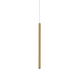 Φωτιστικό Οροφής Oboe LED-OBOE-SM ORO 3,5W Led 280LM 4000K 2,5x35cm Gold Intec Αλουμίνιο