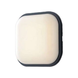 Φωτιστικό Τοίχου - Απλίκα Ever LED-EVER-Q-S ANT 15W Led 4000K 16,9x16,9x6,2cm Anthracite Intec