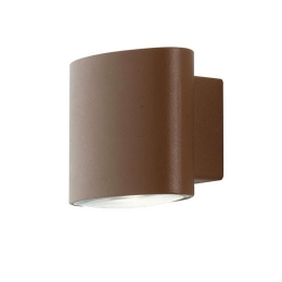 Φωτιστικό Τοίχου - Απλίκα Boxter LED-W-BOXTER BRO 2x4W Led 12,9x10x8,5cm Bronze Intec