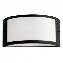 Φωτιστικό Τοίχου - Απλίκα Austin I-AUSTIN-AP NER 1xE27 25x13x12cm Black Intec