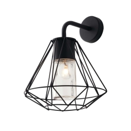 Φωτιστικό Τοίχου - Απλίκα Mandala LANT-MANDALA/AP 1xE27 36x29,5cm Black Intec