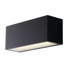 Φωτιστικό Τοίχου - Απλίκα Twin LED-W-TWIN-XL ANT 40W Led 30x10,8x12cm Anthracite Intec