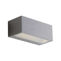 Φωτιστικό Τοίχου - Απλίκα Twin LED-W-TWIN-M NIK 20W Led 22x10,3x8,5cm Nickel Intec