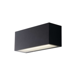 Φωτιστικό Τοίχου - Απλίκα Twin LED-W-TWIN-S ANT 12W Led 14x8,9x6,5cm Anthracite Intec