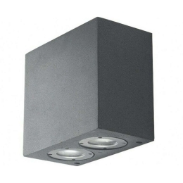 Φωτιστικό Τοίχου - Απλίκα Etna I-ETNA-AP4 4xGU10 20x11x18cm Grey Intec