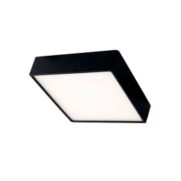 Πάνελ Klio LED-KLIO-Q17 NER 22W Led 2000lm 4000K 16,7x16,7x5cm Black Intec Τετράγωνο Αλουμίνιο